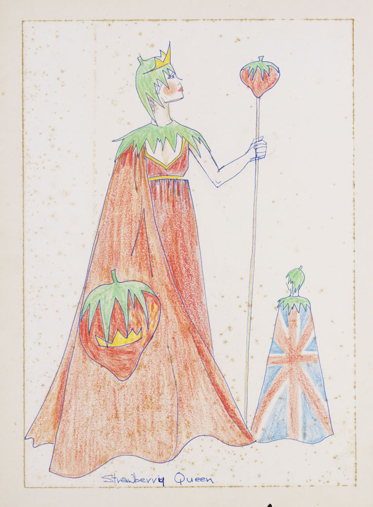 Costume designs for Anansi and the Strawberry Queen