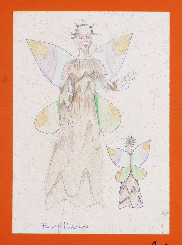 Costume designs for Anansi and the Strawberry Queen